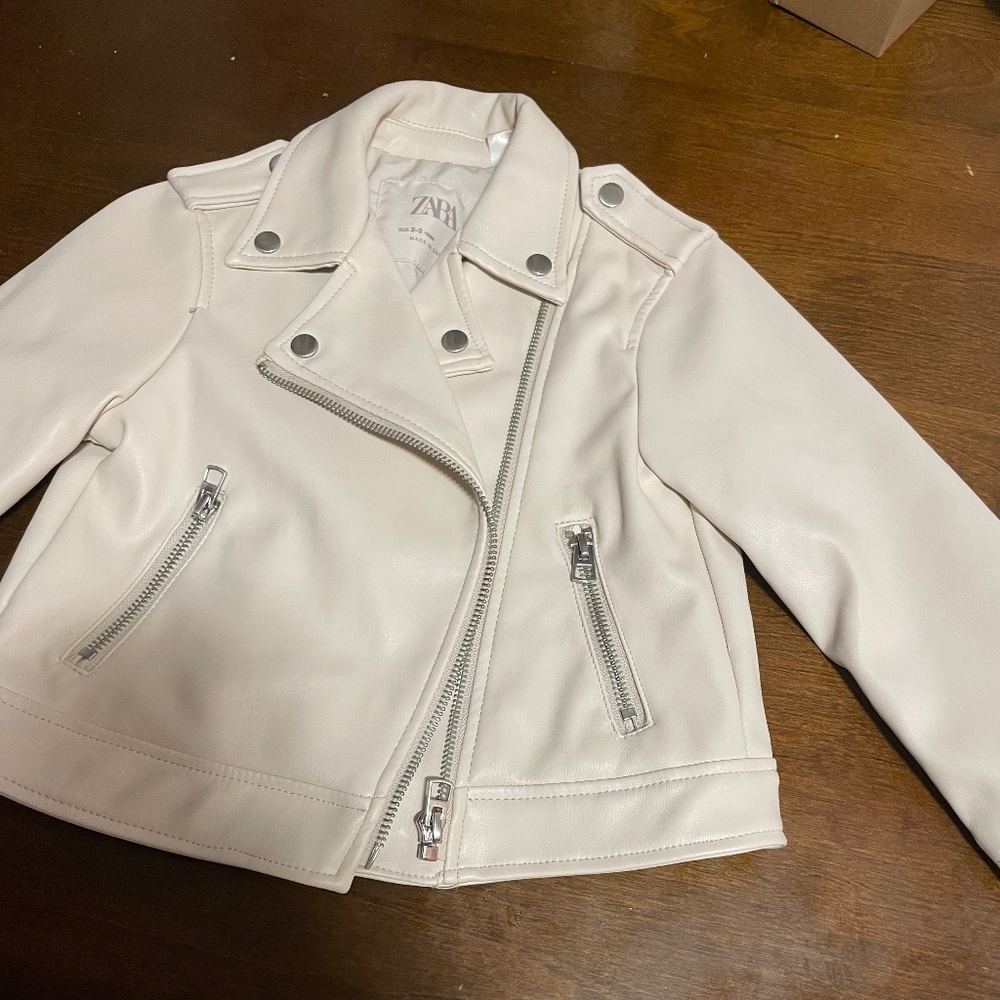 Toddler leather jacket